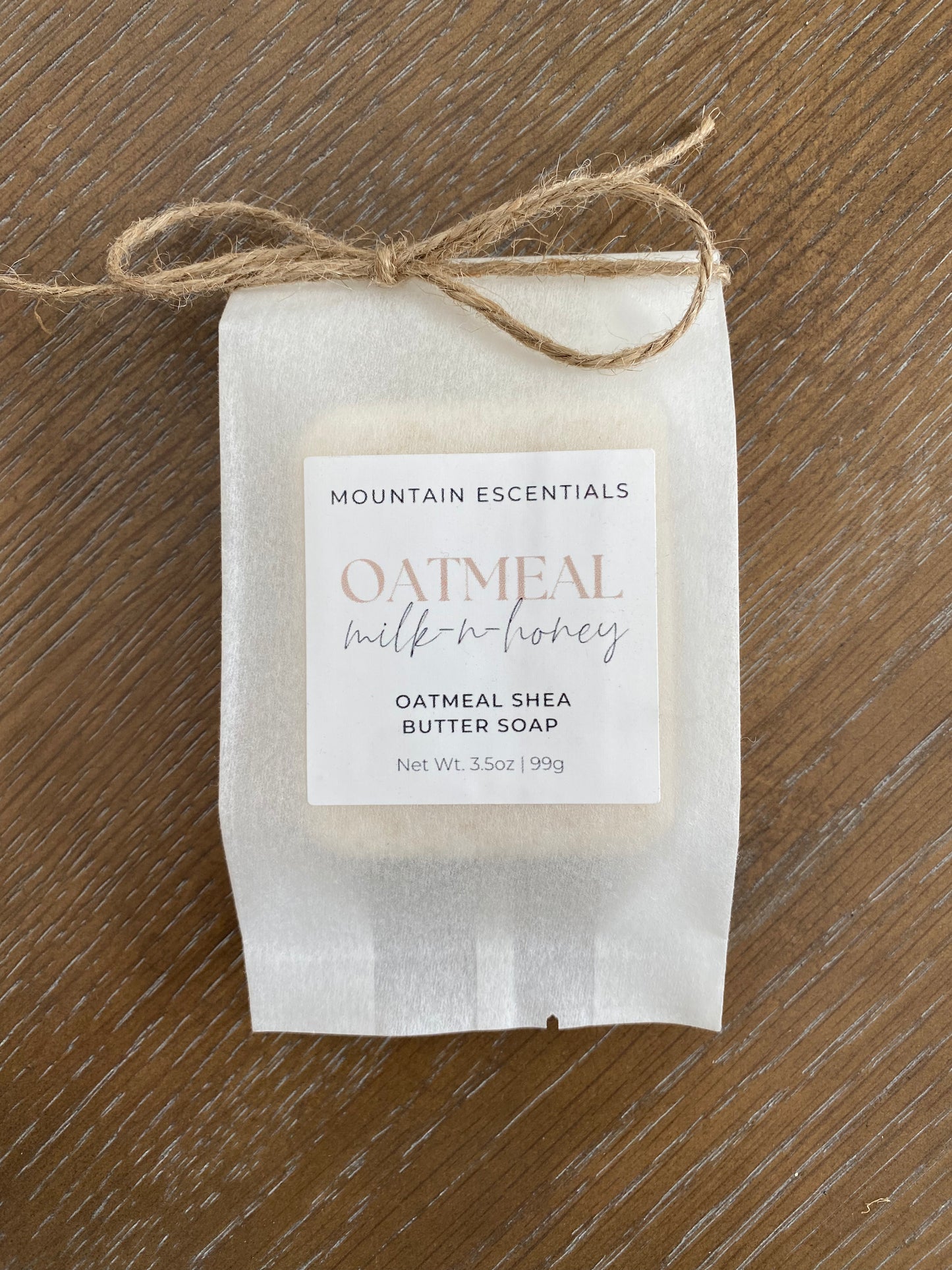 Oatmeal Shea Butter 3.5 oz bar soap - Oatmeal milk-n-honey
